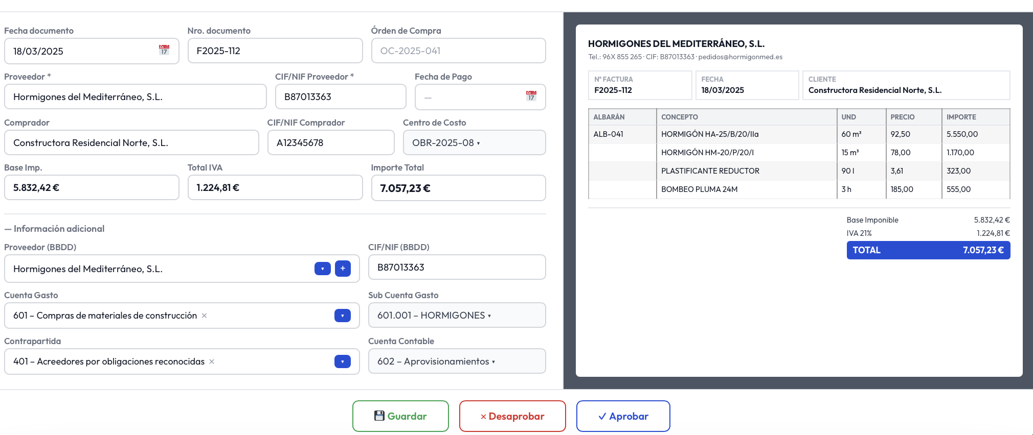Captura de datos de cabecera de un albarán digitalizado con Dijit.app