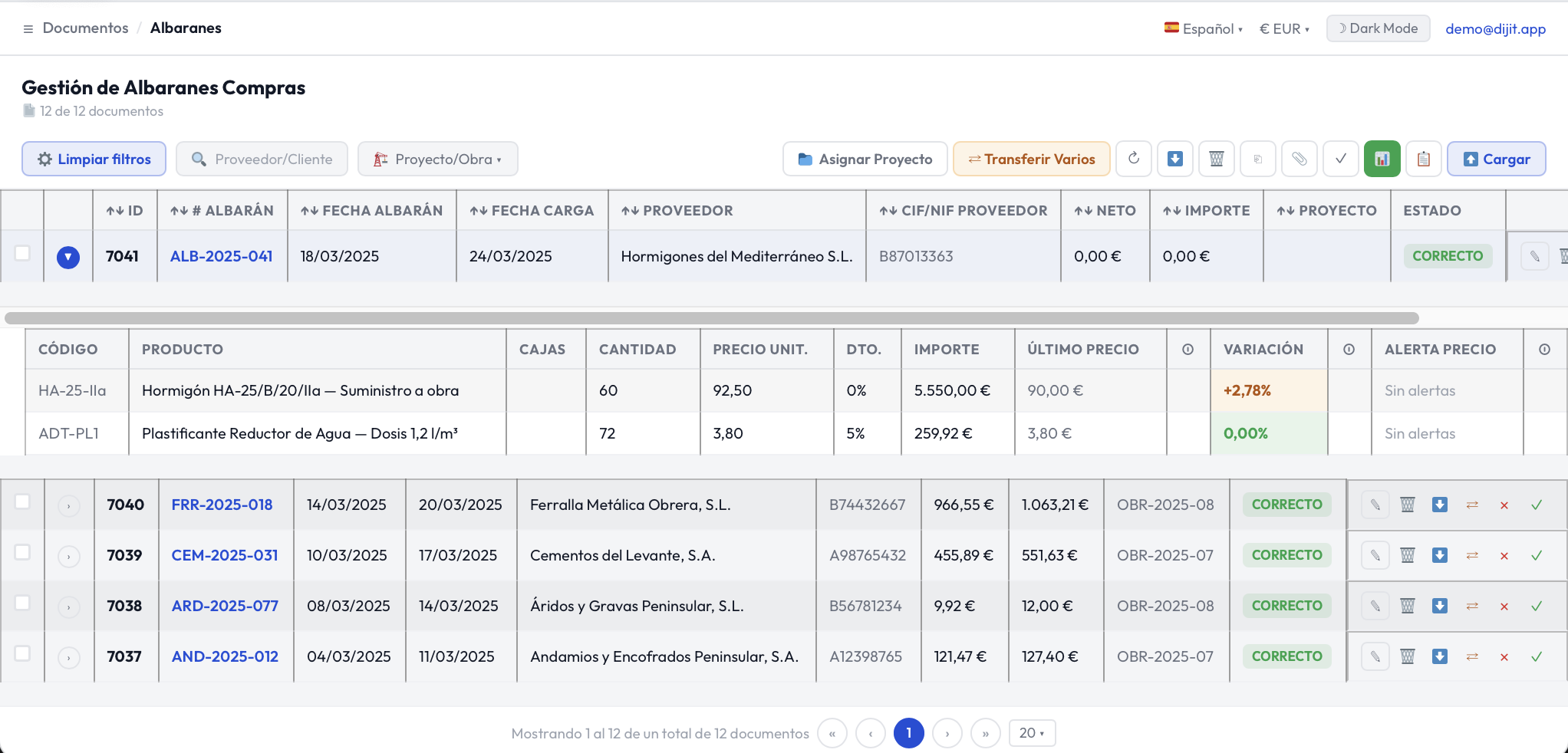 Gestión de compras con IA generativa y OCR pro